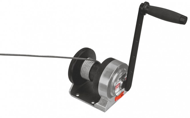 وینچ دستی کشنده افقی با ظرفیت 250 کیلوگرم مدل TIREX-150 standard model ساخت هوچز فرانسه